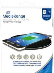 MediaRange Polnilec za pametni telefon brezžični za hitro polnjenje mrma118