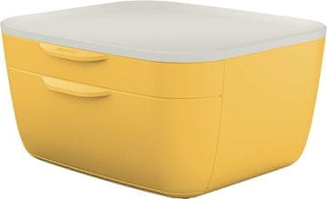 Leitz Predalnik cosy 2-delni zaprt rumen