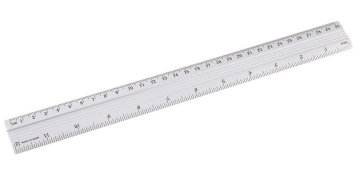 Leviatan Ravnilo 30 cm aluminij siv levia 009889