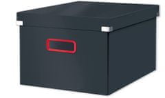 Leitz Škatla za shranjevanje s pokrovom 281x200x370 cosy siva 53480089