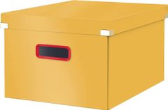 Škatla za shranjevanje s pokrovom 281x200x370 cosy rumena 53480019