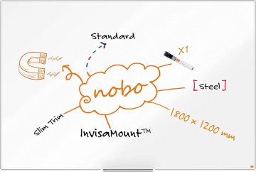 Nobo Tabla magnetna 120x180 impressionpro enamel 1915399
