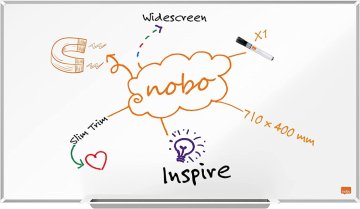 Nobo Tabla magnetna 40x71 widescreen impressionpro lakirna 32" 1915253