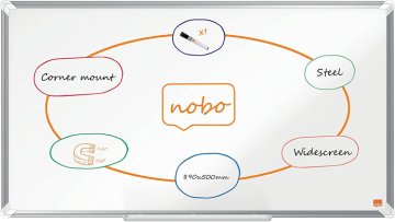 Nobo Tabla magnetna 50x89 widescreen premiumplus lakirna 40" 1915371