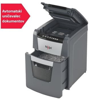Rexel Uničevalec dokumentov auto+ 100m 2x15/p5 optimum 2020100meu