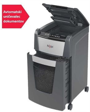 Rexel Uničevalec dokumentov auto+ 225m 2x15/p5 optimum 2020225meu