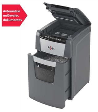 Rexel Uničevalec dokumentov auto+ 130m 2x15/p5 optimum 2020130meu