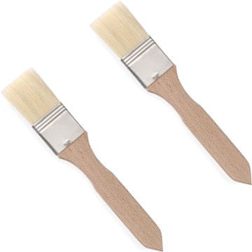 shumee Slaščičarski čopič za mazanje in ploščat 40x210mm SET 2 kosa. - HENDI 515327