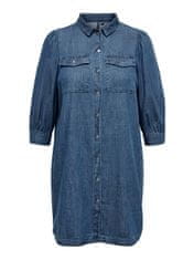 Ženska obleka CARFELICA Regular Fit 15281042 Medium Blue Denim (Velikost 46)