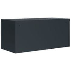 Vidaxl Arhivska omara antracitna 90x40x180 cm jeklo