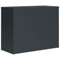 Vidaxl Arhivska omara antracitna 90x40x70 cm jeklo
