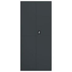 Vidaxl Arhivska omara antracitna 90x40x240 cm jeklo