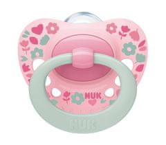 Nuk Signature Dojenček 6-18m škatla svetlo roza