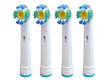 KOMA Certificirane nadomestne glave za zobne ščetke Oral-B NK07 for Braun Oral-B EB18A 3D White, 4 pcs