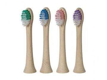 KOMA Certificirane nadomestne glave iz bambusa za zobne ščetke Philips NK09 for Philips Sonicare ProResults, 4 pcs