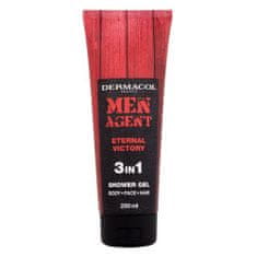 Dermacol Men Agent Eternal Victory 3in1 Shower Gel gel za prhanje za telo, obraz in lase 250 ml za moške