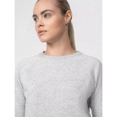 4F Športni pulover 162 - 165 cm/XS SS23TSWSF370CHODNYJASNYSZARYMELAN