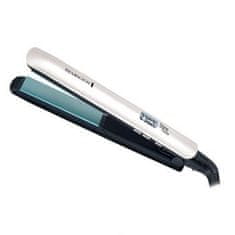 Remington Ravnalnik las S 8550, bel, za goste lase, široka plošča Shine Therapy