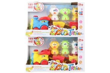 Otroški vlak z živalmi na baterije