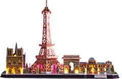 CubicFun CityLine panoramska 3D sestavljanka: Pariz 115 kosov