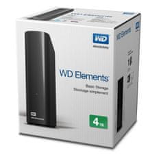 WD Elements Desktop 4TB Ext. 3,5" USB3.0, črna