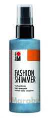 Marabu Fashion Shimmer za temne tkanine - nebesno modra 100 ml
