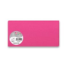 Clairefontaine Barvna pisemska kartica 106 x 213 mm za ovojnice DL, 25 kosov, roza, DL