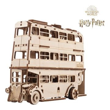 UGEARS 3D lesena mehanska sestavljanka Harry Potter Knight Bus