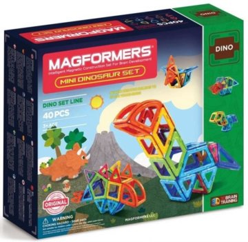 Magformers Komplet mini dinozavrov 40 kosov