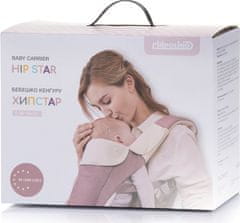 Chipolino Hip Star Baby Carrier Rožna voda