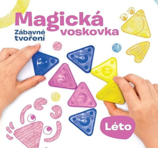 Čarobni voščen komplet - Poletje (knjiga, voščen komplet, izrezki)