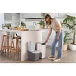 Curver Zabojnik za odpadke Ready To Collect 20 l temno sive barve