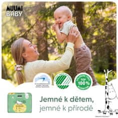 MUUMI BABY 1 Newborn 2-5 kg (75 kosov), mesečni paket eko plenic