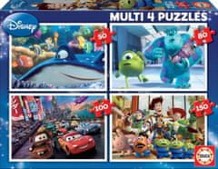 Educa Disney Pixar Mix 4v1 Puzzle (50,80,100,150 kosov)