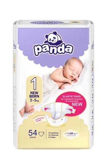 Bella PANDA Newborn 54 kosov (2-5 kg) - plenice za enkratno uporabo