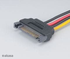 Molex Adapter SATA na 4pin - 15 cm 2 kosa