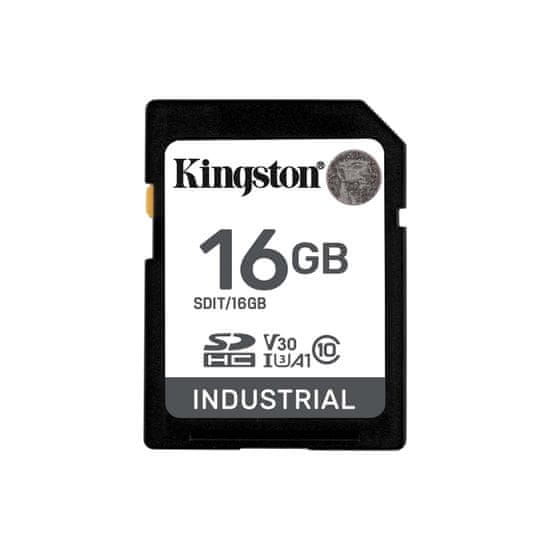 Kingston Industrial/SDHC/16GB/100MBps/UHS-I U3/Class 10