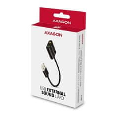 AXAGON ADA-12 USB - zvočni kabel USB soundbar s 15 cm kablom in kovinskim ohišjem