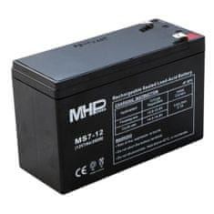MHpower Pb baterija VRLA AGM 12V/7Ah (MS7-12)
