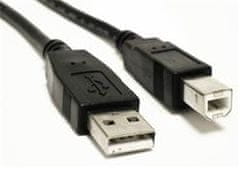 Akyga Kabel USB A-B 3,0 m/črna