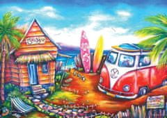 Art puzzle Sestavljanka Surf Camp 260 kosov