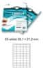 Smart Europapier LINE Samolepilne etikete 100 listov ( 65 etiket 38,1 x 21,2 mm)