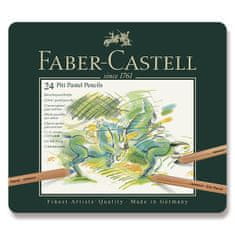 Faber-Castell Umetniški pasteli Pitt Pastel škatla v pločevini, 24 barv