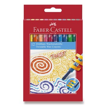 Faber-Castell Twist voski - 12 barv