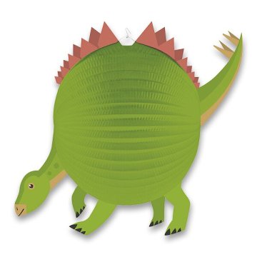 Amscan Papirnata svetilka Dinozaver - premer 25 cm
