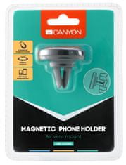 Canyon držalo za telefon v avtomobilu, magnetno, namestitev v prezračevanje, 2 kalupa v paketu, črno