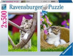 Ravensburger Sestavljanka Mačke na deželi 2x500 kosov