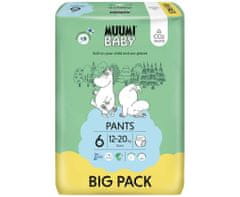 MUUMI BABY Pants 6 Junior 12-20 kg (52 kosov), eko hlačne plenice
