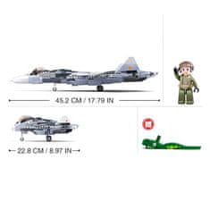 Sluban Model Bricks M38-B0986 Su-57 jet fighter 2 v 1