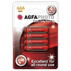 Agfaphoto cinkova baterija 1,5 V, R03/AAA, 4 kosi